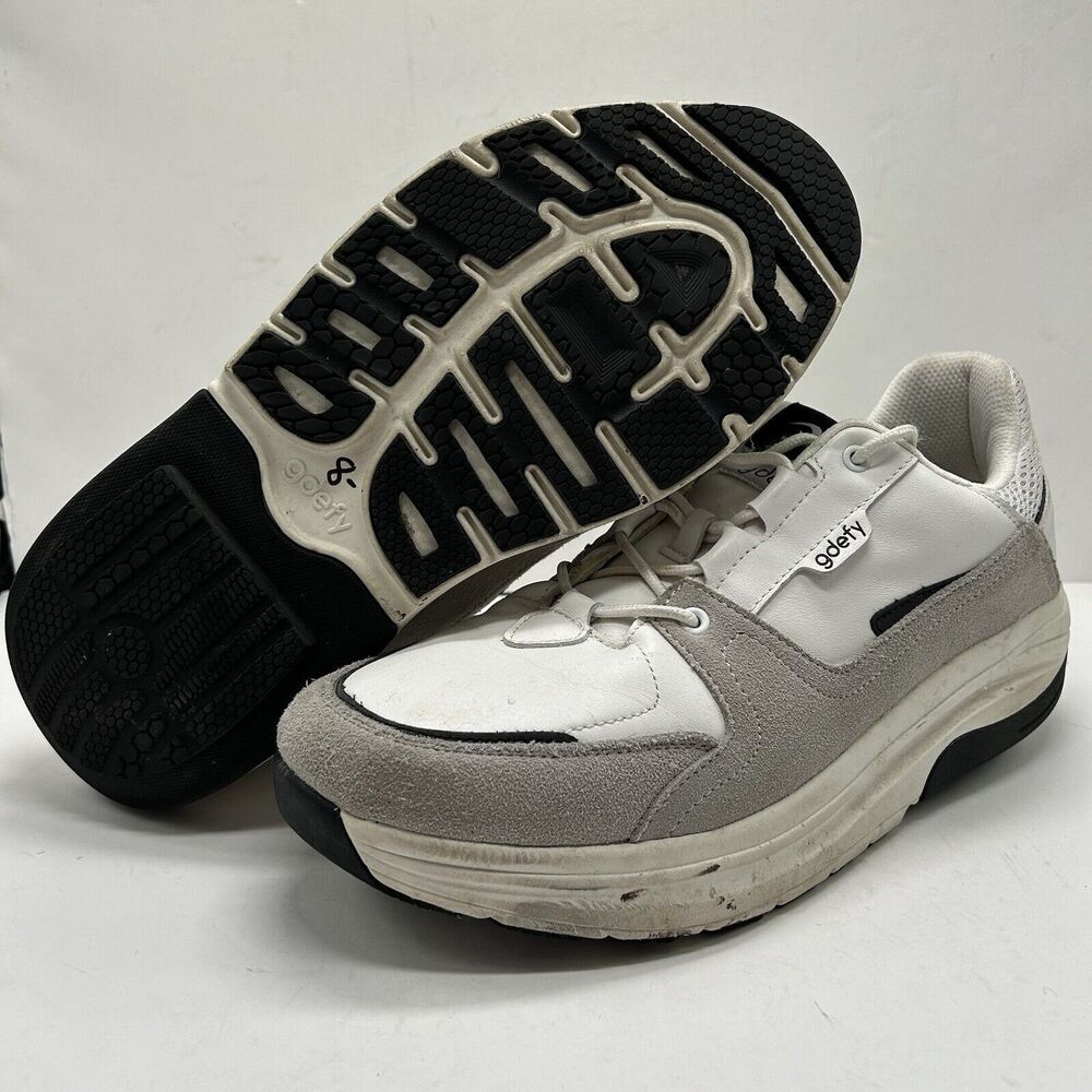 Gdefy Pelekxon Shoes Mens 12 Gravity Defyer Leather Athletic‎ Shoes Ortho Shock
